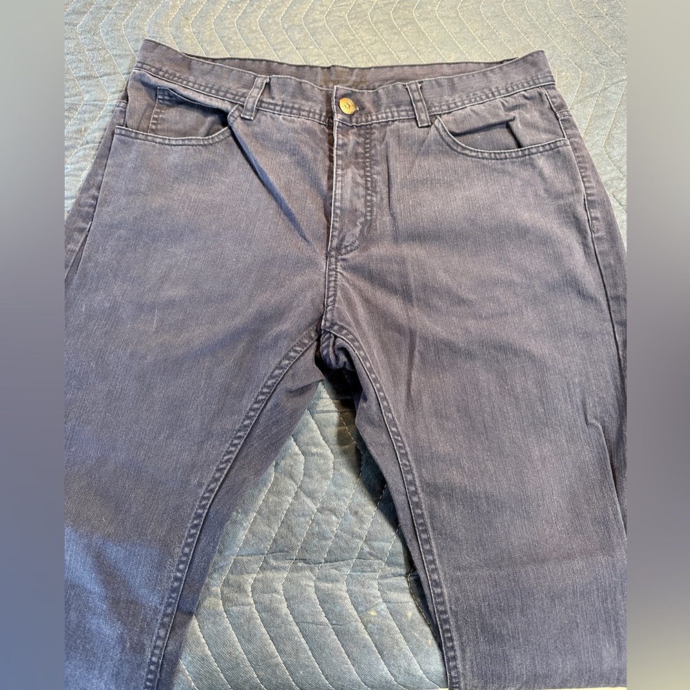 Divided H & M Mens sz 34x32 Straight Leg Faded Navy Blue Denim Jeans